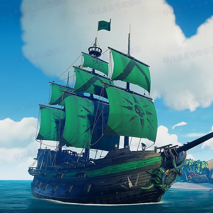 盗贼之海皮肤杜克公爵twitch掉宝代领黑曜石船皮镀金凤凰奥日套装 dlc