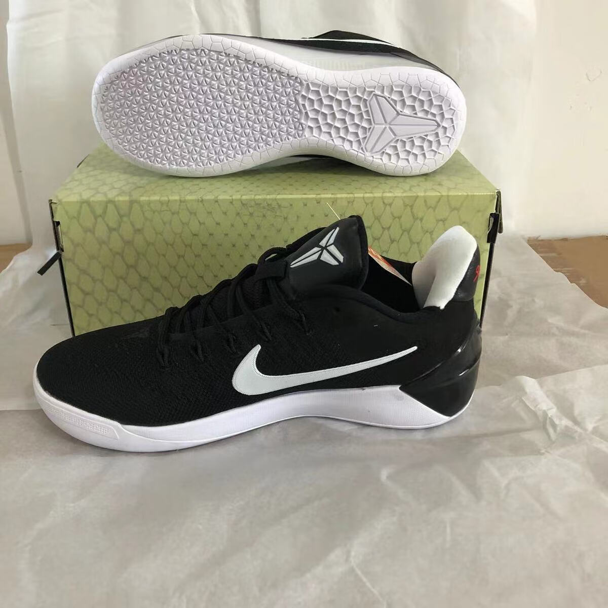 【官方旗舰店】科比12篮球鞋男低帮黑白灰白篮球鞋 科12灰白 40【图片