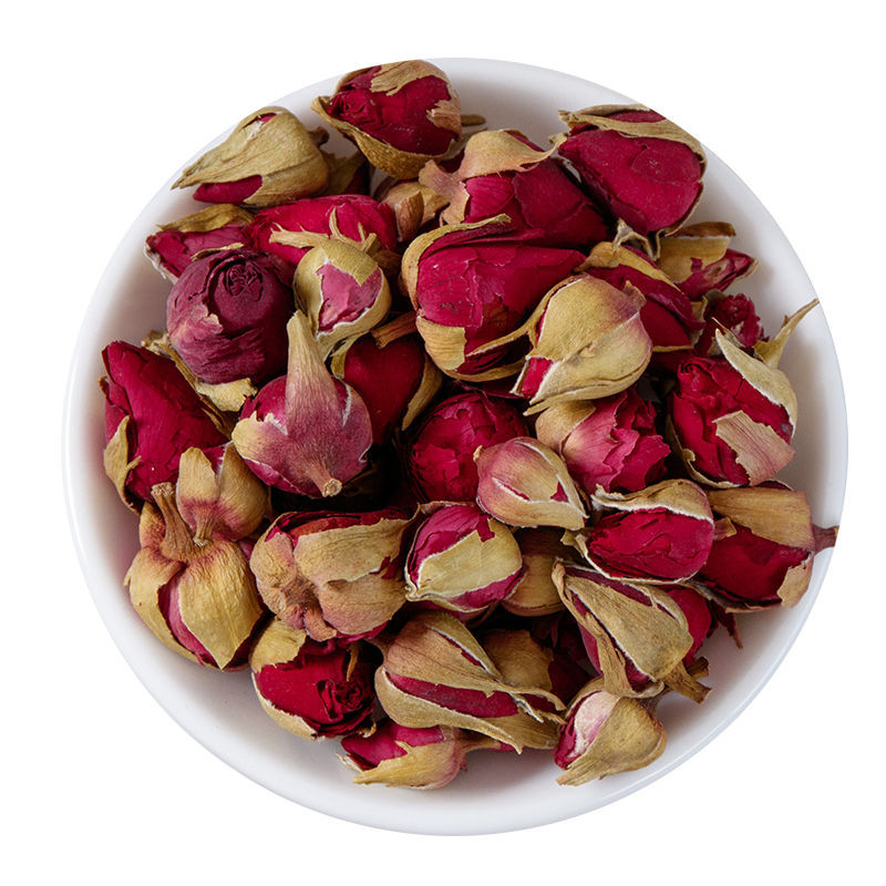 干月季花茶 月季三花茶 月月红 四季新货无硫 月季花干货 500克【图片