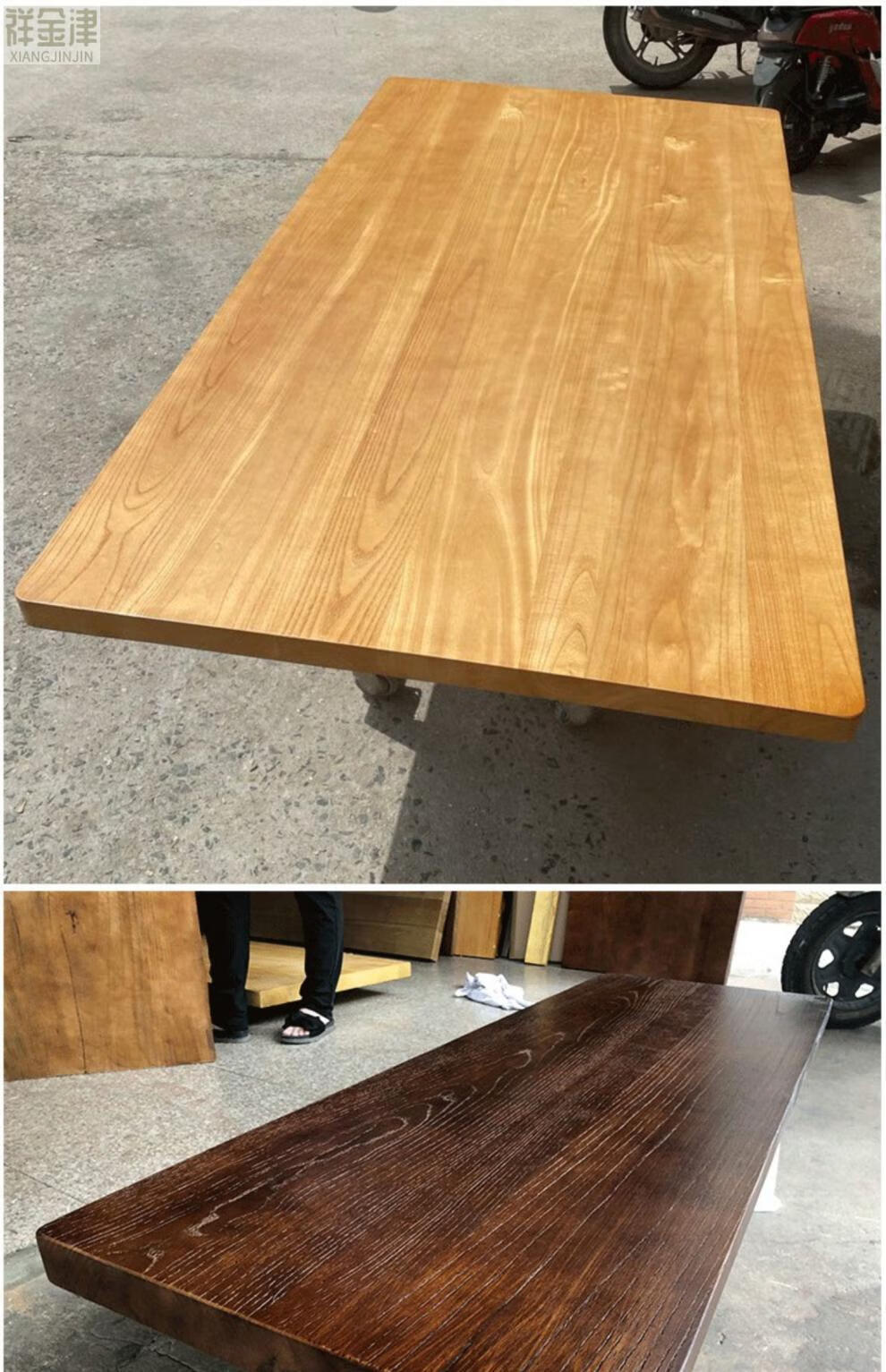 实木板材原木整张板 实木板定制木板桌面板材老榆木桌子吧台餐桌书桌
