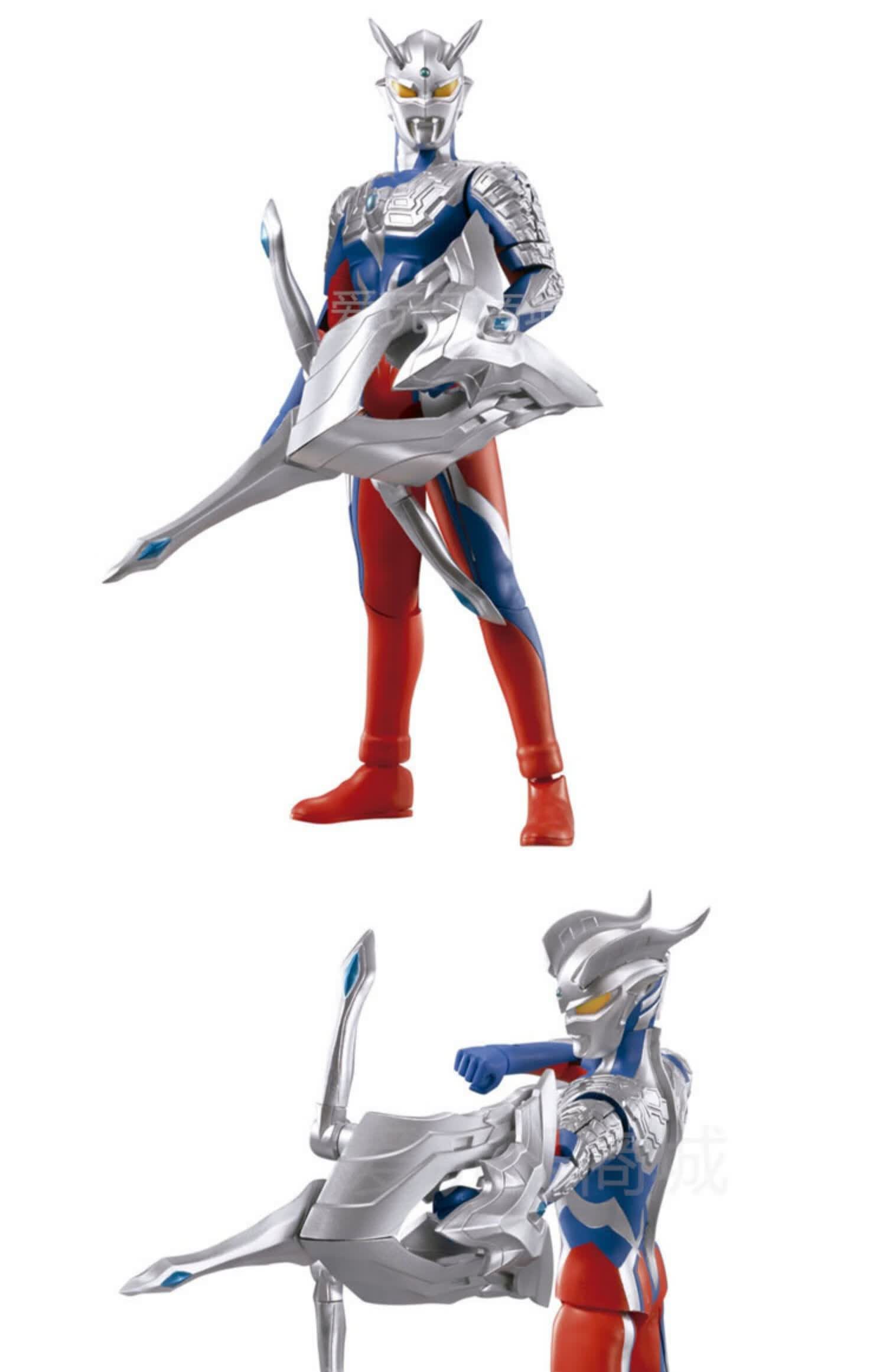 万代(bandai)同款特利迦奥特曼玩具shf可动人偶手办模型黄金无限赛罗