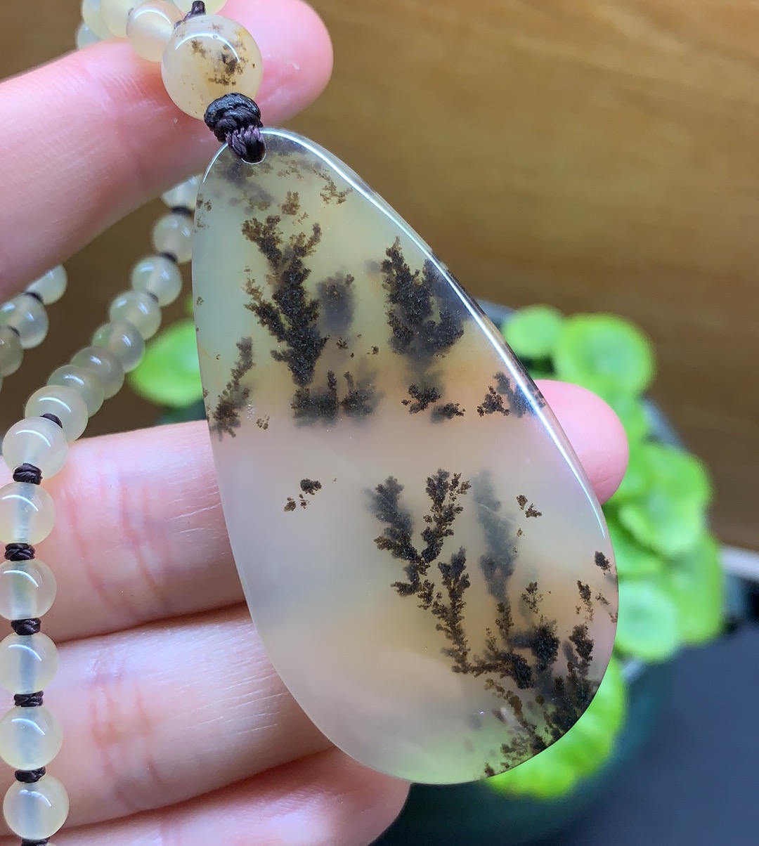 k&k宝钰天然黄龙玉水草花微瑕疵平安无事牌挂件证书新款人气