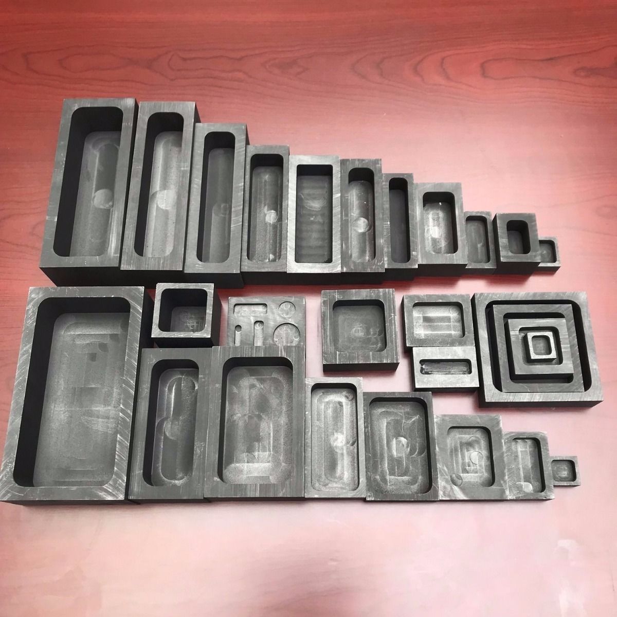 石墨油槽 石墨坩埚 石墨模具 石墨槽 高强高密高纯 容易脱模 100g金