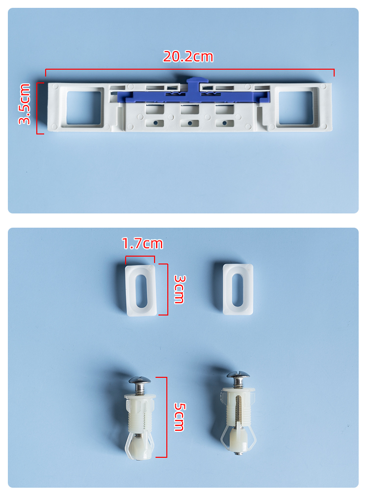 馬桶蓋配件固定支架底座膨脹螺絲墊片通用箭牌法恩莎申鷺達箭牌z249