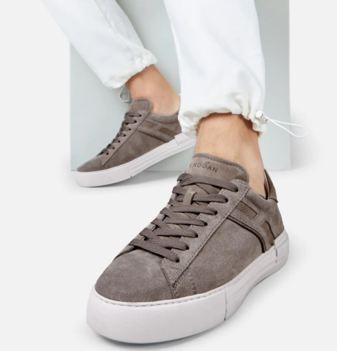 欧洲直采hogan霍根男鞋2022春夏男士休闲鞋hxm5260cw04r3i4684黑色10