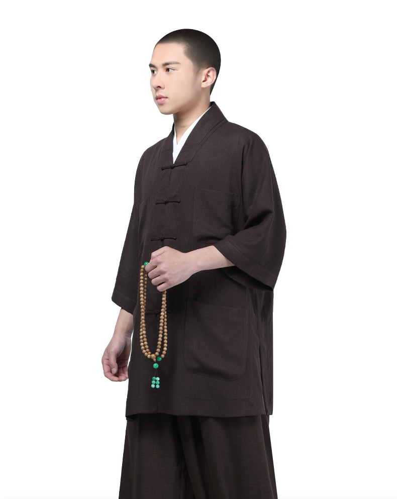 出家人衣服僧服短褂春夏款和尚服装全棉透气舒适不起球短褂小褂僧衣两