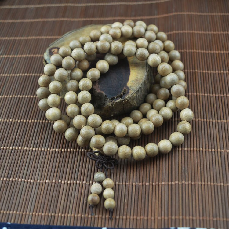 天然驱蚊香樟木佛珠驱蚊手环男女念珠手链清香香樟木手串sn377520mm