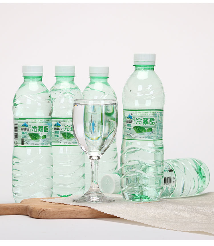 橙伯乐云南酷薄荷水500ml12瓶装饮用水夏季清凉消暑饮料薄荷水12瓶