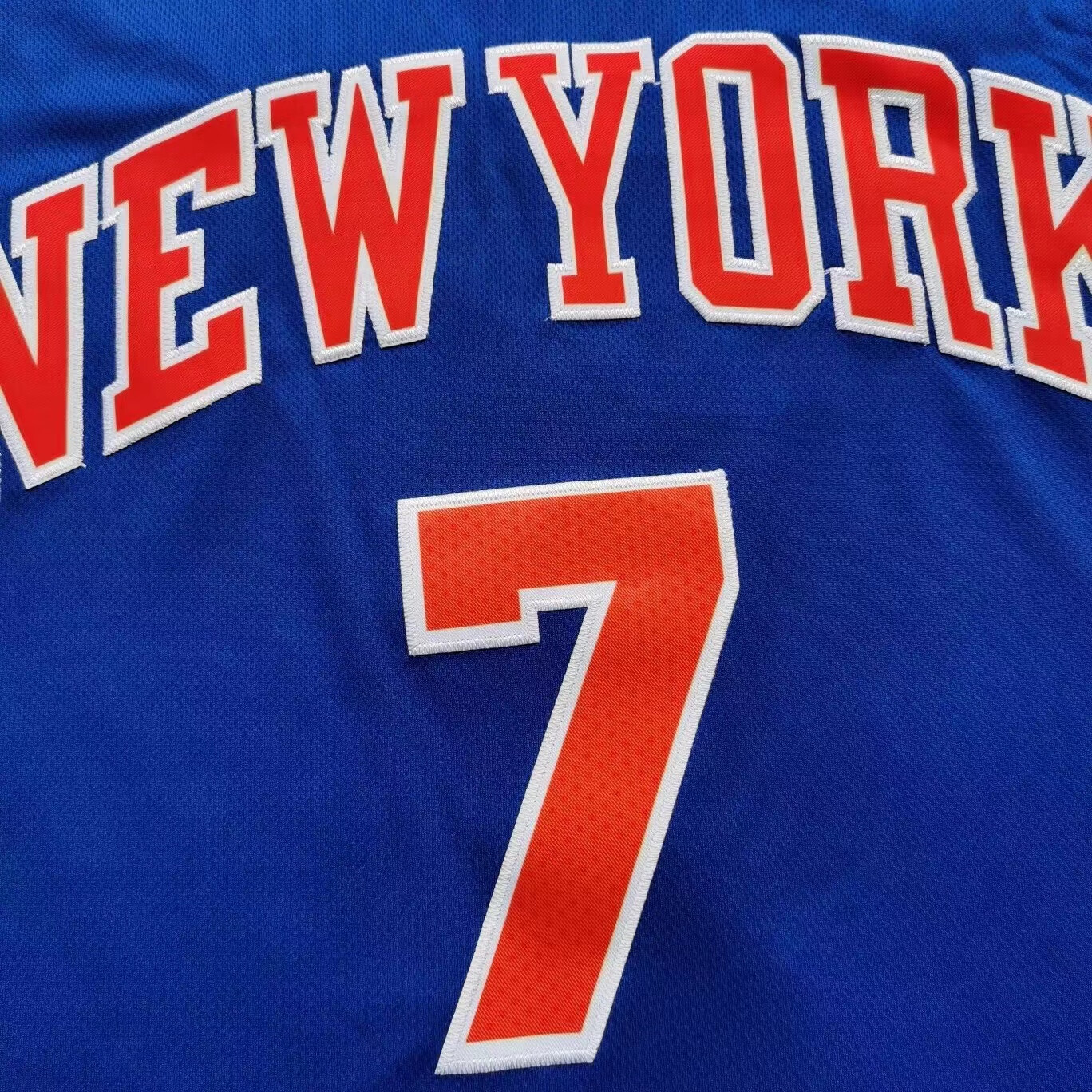 腾讯体育nba 安东尼7号尼克斯球衣刺绣流行利拉德0号篮球服男女运动