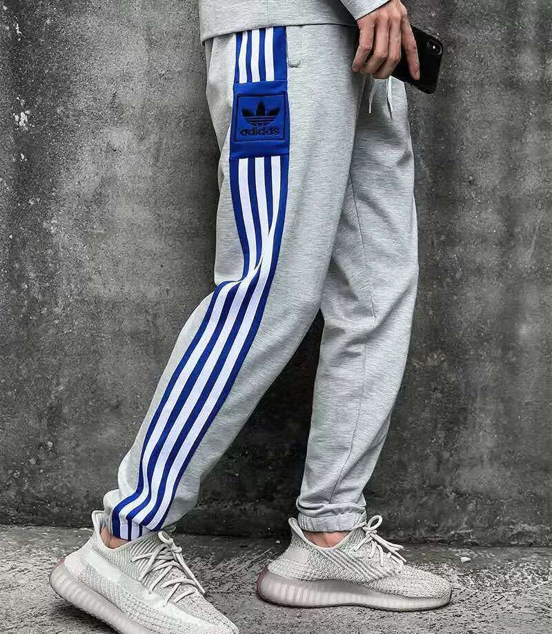 阿迪达斯 (adidas)三叶草运动三条杠休闲裤男女潮流宽松情侣长裤春秋