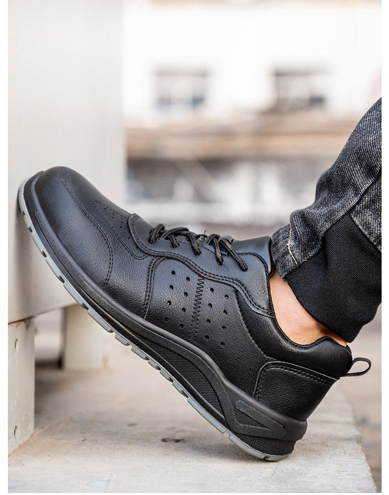 臻诚劳保鞋男绝缘6钢包头防砸防刺穿夏季透气轻便实心底工作鞋防滑