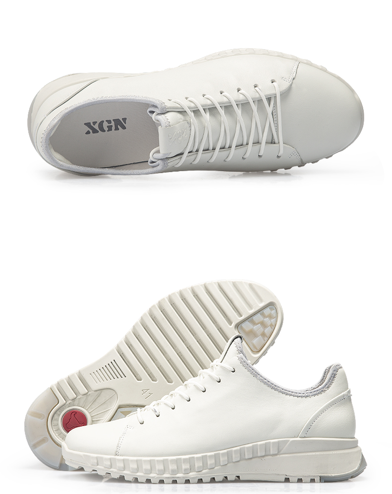 xgn小公牛男士新款真皮户外休闲鞋潮流时尚防尘防滑运动徒步鞋飞扬