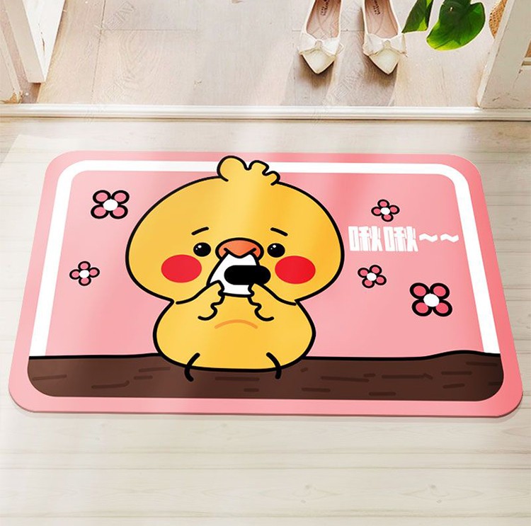 垫子 金丝绒—美人鱼品牌: 欧玛丽家 商品名称:卡通地垫进门入户门垫