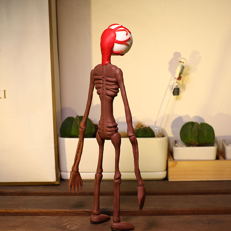 173小花生紧急头疫医红绿灯烟囱头模型手办玩具摆件礼物 瘦长鬼影