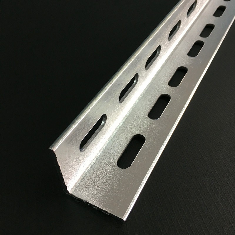 冲孔角钢带孔角铁热镀锌花角钢多孔角钢万能角铁组合桥架支架货架普通
