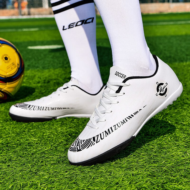 官方乔丹aj足球鞋男碎钉刺客14儿童小学生ag长短钉防滑透气人造草地