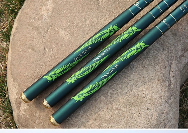 【2022新款】美l人l鱼鱼竿轻量超硬上海绿魂6h巨物杆超轻超硬钓鱼竿轻