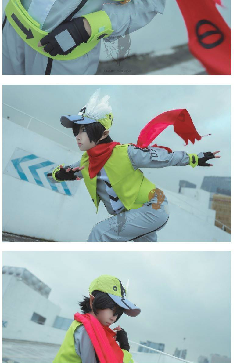 现货凹凸世界雷师cos卡米尔cosplay动漫服装假发男生服装假发l