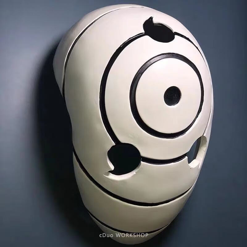 火影忍者宇智波斑鼬带土阿飞树脂面具cos晓组织衣服披风化妆舞会 立领