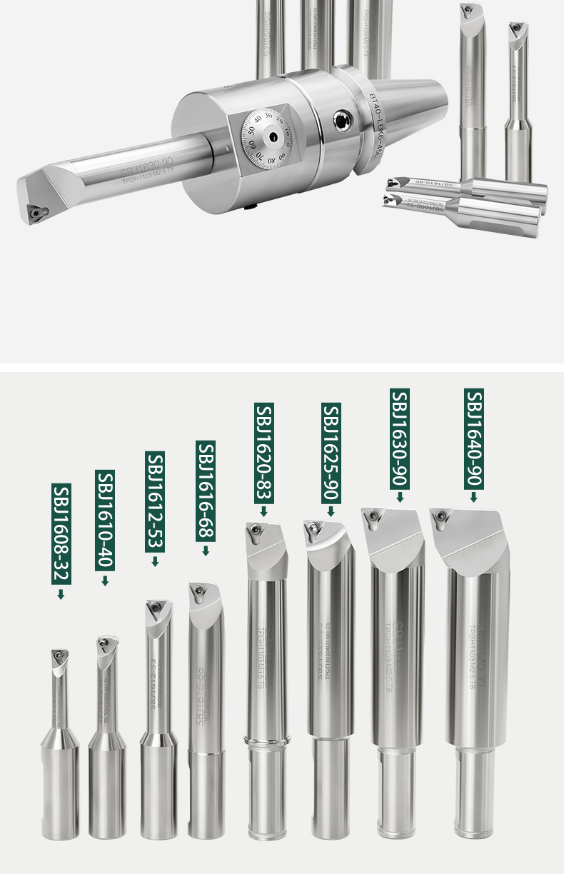 豺狼nbj16微調精鏜刀套裝可調式小孔鏜刀bt30/40/50鏜孔刀具精鏜刀杆
