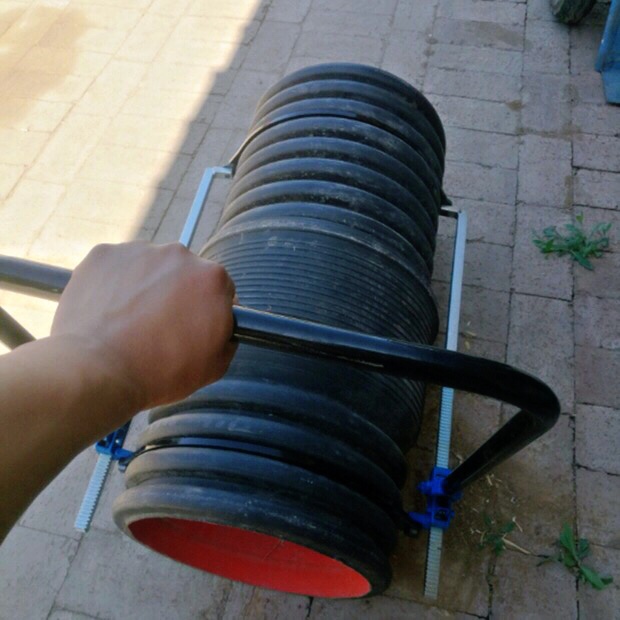 618hdpe双壁波纹管安装神器拉紧器工具套管通用型连接器网红 小通用款