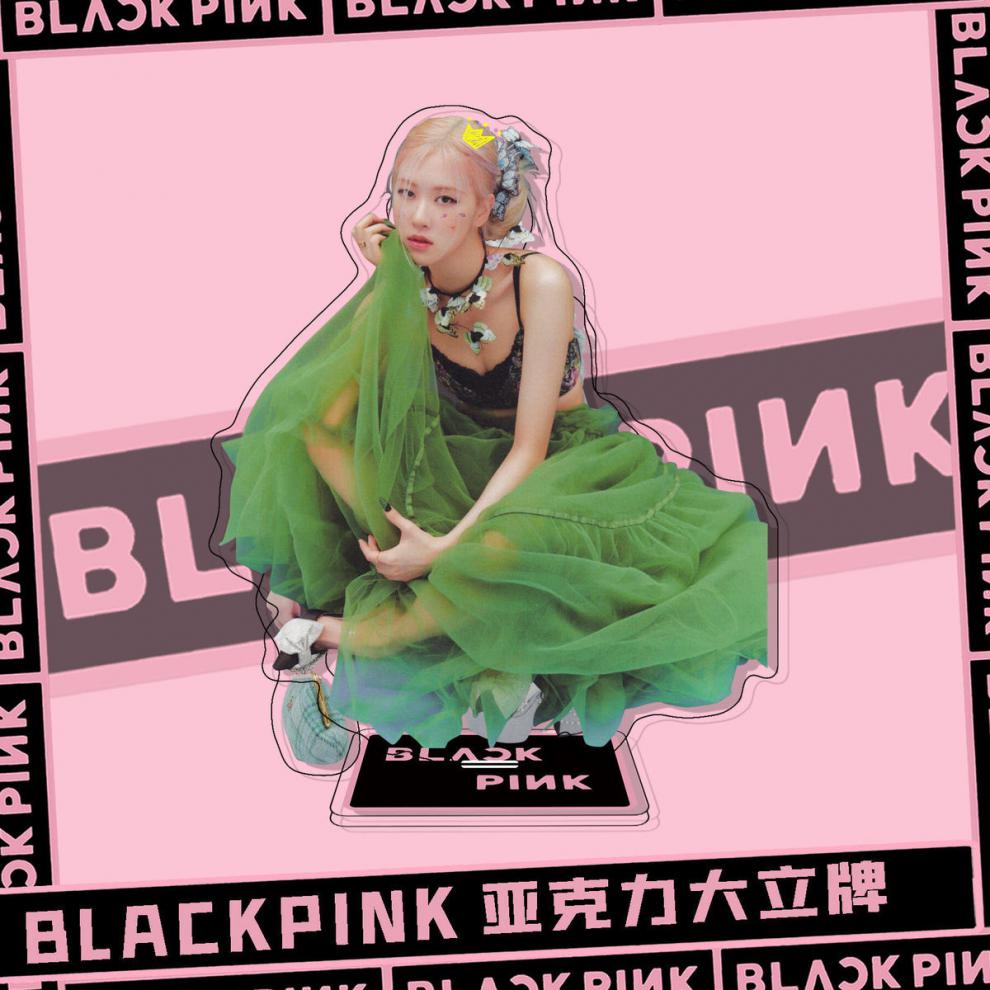 blackpin立牌lisa粉墨金智妮金智秀朴彩英明星周边人形立牌亚克力桌面