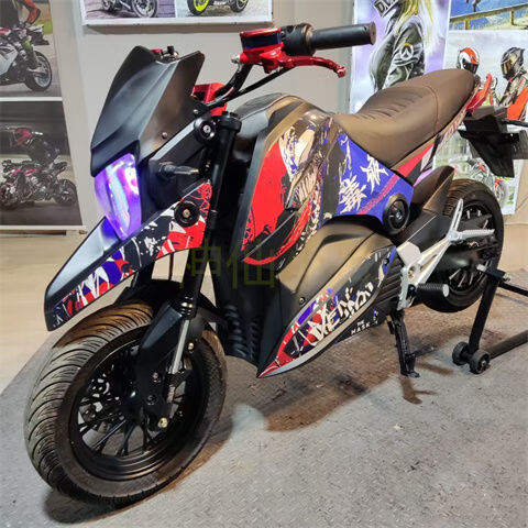 新款小猴子电摩爆改m3m5电动摩托电瓶车男女外卖跑车96v72v可上牌
