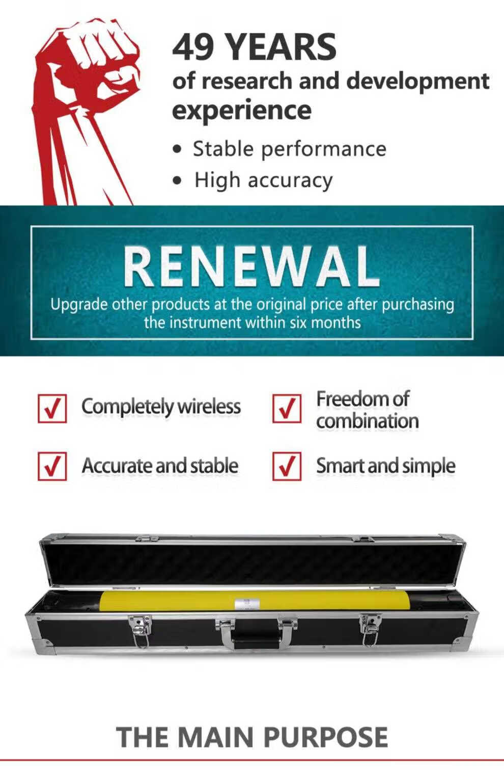 新型地下水源探测仪 艾都打井测量找水仪地下水探测测器寻找地下水源