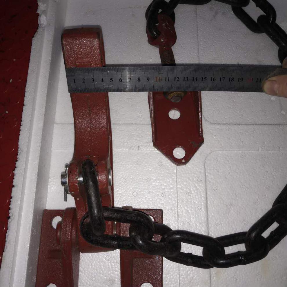 新款适用于重汽豪沃天龙东风自卸车链条自动锁钩后门挂