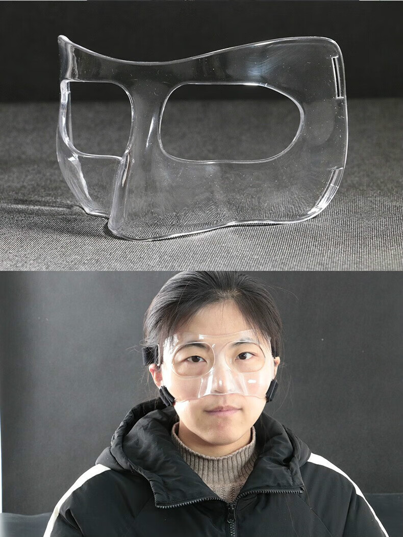 篮球面具篮球面罩护脸护鼻足球面罩nba篮球护具cba运动防撞面罩 无