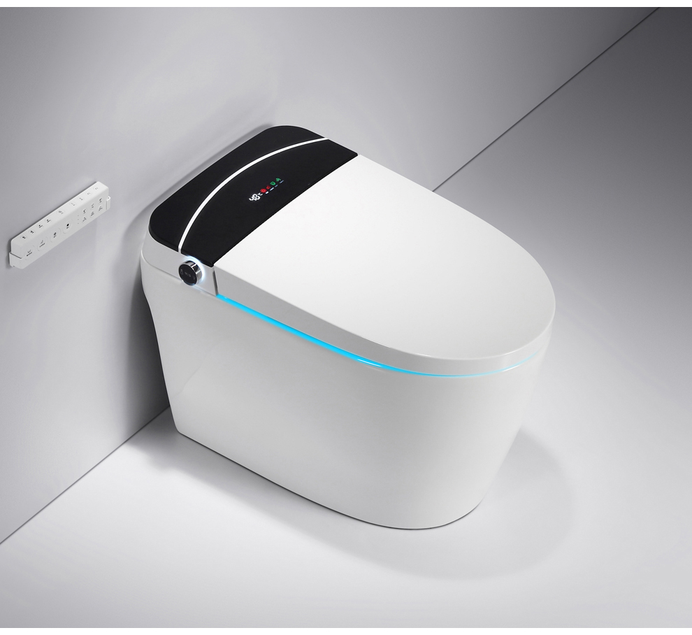 enzototo智能马桶一体式多功能坐便器0水压要求自动翻盖感应翻圈自动