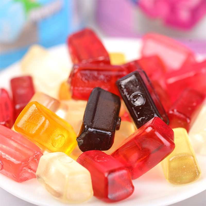 印尼进口foxs霍士水晶糖水果味硬糖罐装混合水果味果汁糖独立包装杂莓