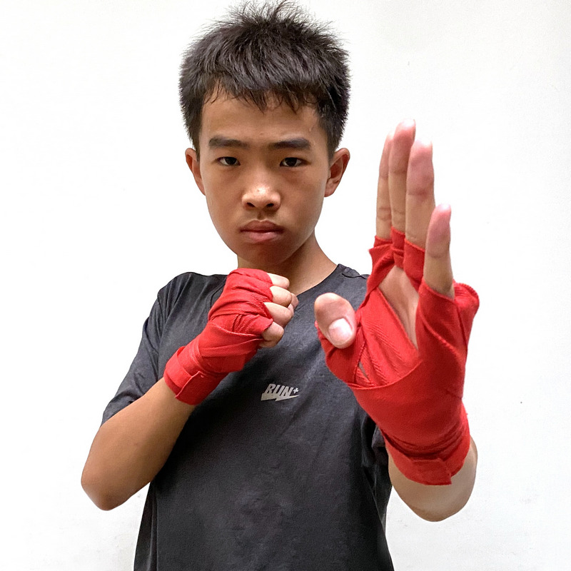 永动神拳击纯棉手绑带3米5米抖音搏击散打泰拳手绷弹力缠手带绑手带3