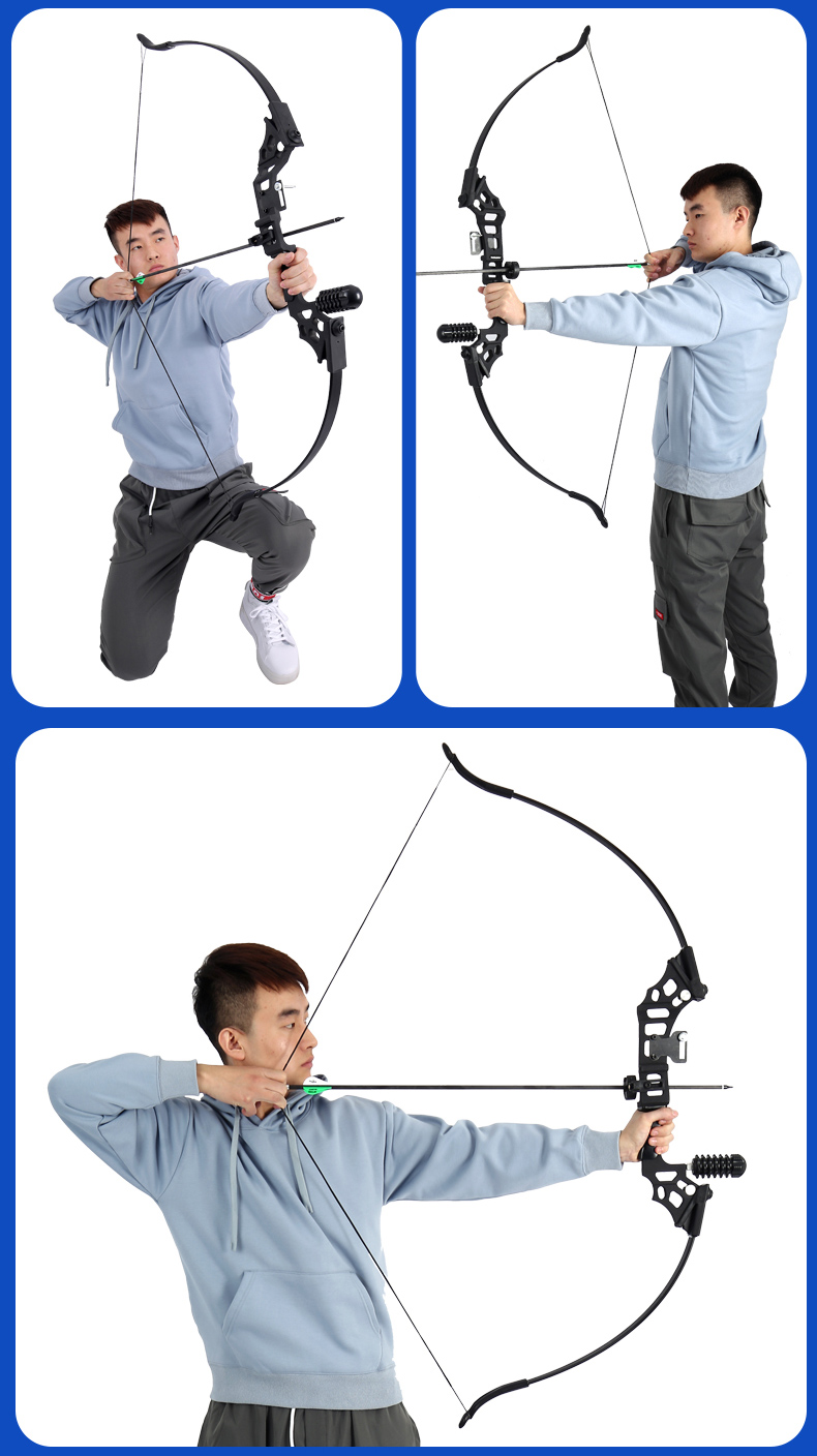 弓箭成人专业入门复合反曲弓箭套装射击户外运动合金传统直拉弓神器