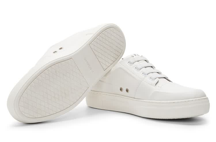 劲霸秋季新款轻便防滑男鞋松糕底通勤套脚休闲鞋ppxd3321 白色 37