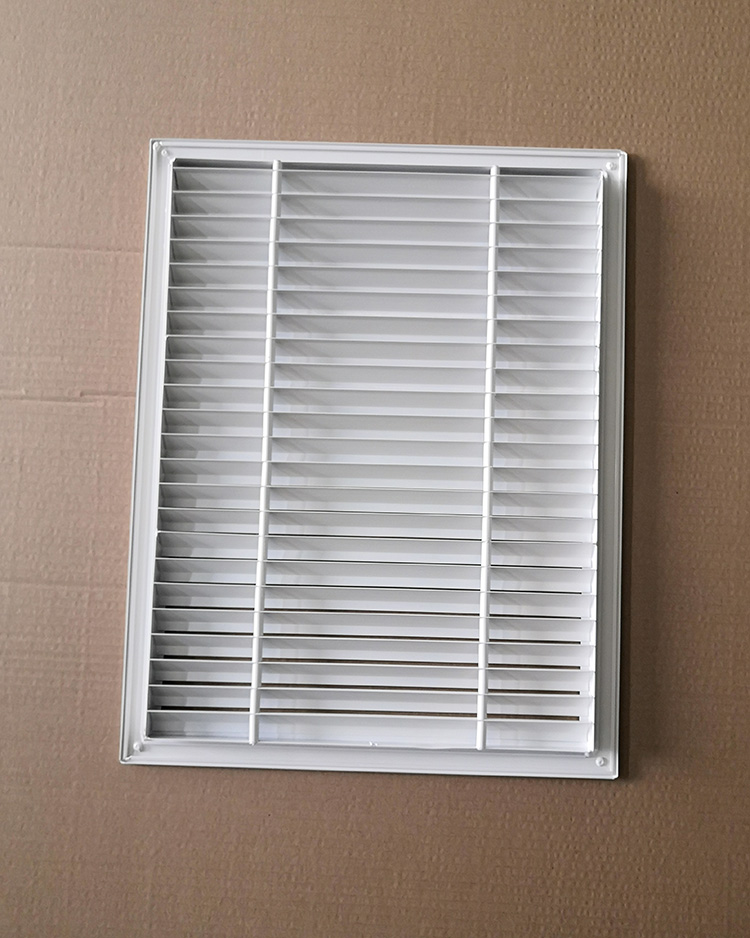 定做铝合金单层百叶风口柜门薄型通风口百叶窗煤气天然气通风口开孔