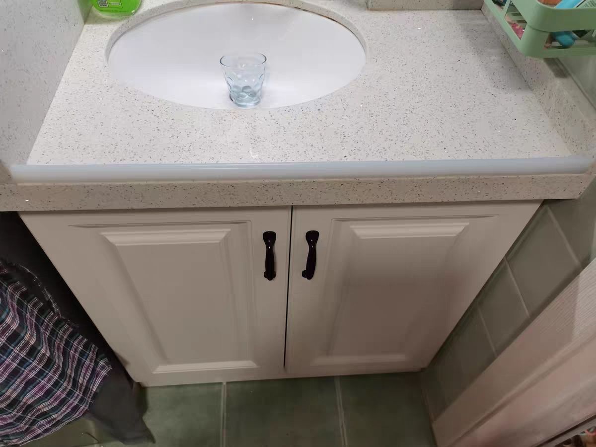 新品硅胶阻水条卫生间干湿分离挡水条厨房台面水槽防水自粘 长2米