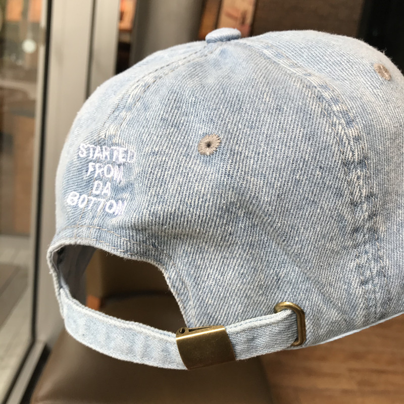 轻奢原创品牌高端潮牌定制金晨明星同款牛仔帽棒球帽男潮流帽子显脸小