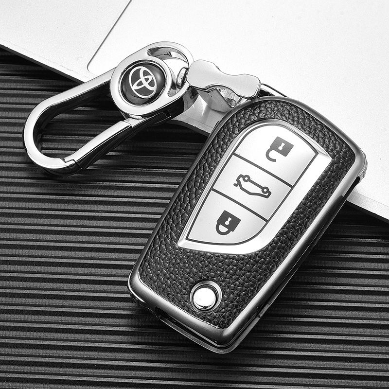 2021款凯美瑞钥匙套专用丰田新凯美瑞八代豪华风尚版钥匙包扣20皮纹