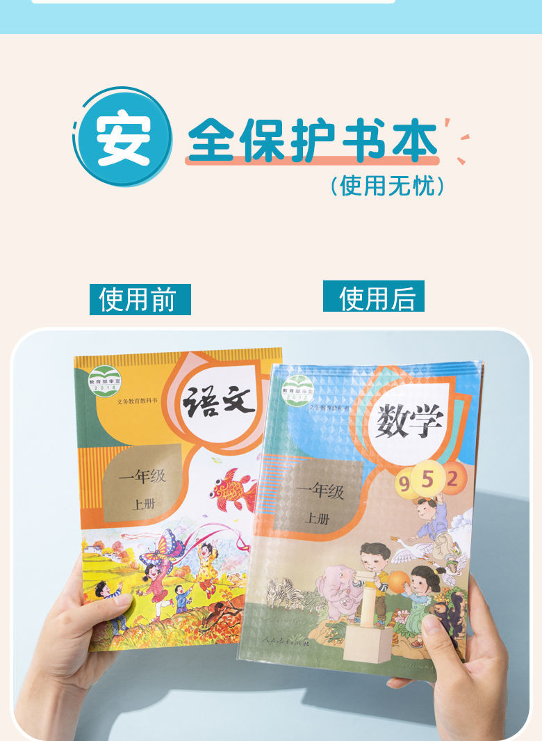 书皮书套书膜透明自粘a4包书皮16k磨砂加厚包书皮防水防滑小 【中10 