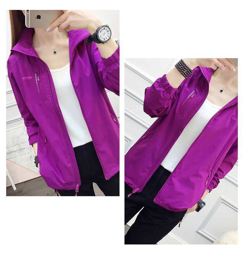 日本高档 冲锋衣女潮牌韩国春秋薄款单层户外防风雪山女式套装运动