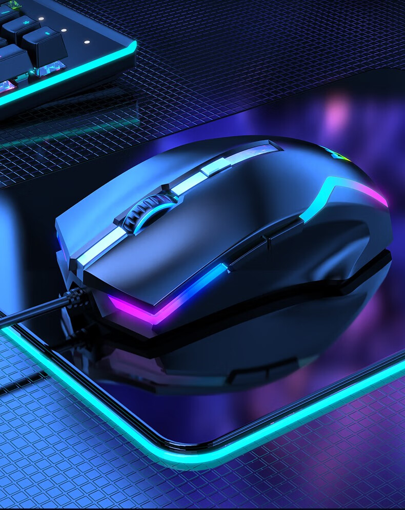 牧马人 牧马人电竞鼠标有线机械游戏cf穿越火线宏台式电脑csgo专用 m5