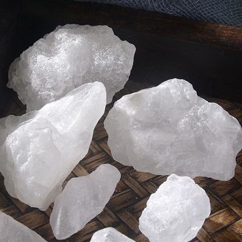 伟博白矾块 明矾块 中药材 食用级明矾粉 泡脚手止汗净水用 10g 白矾