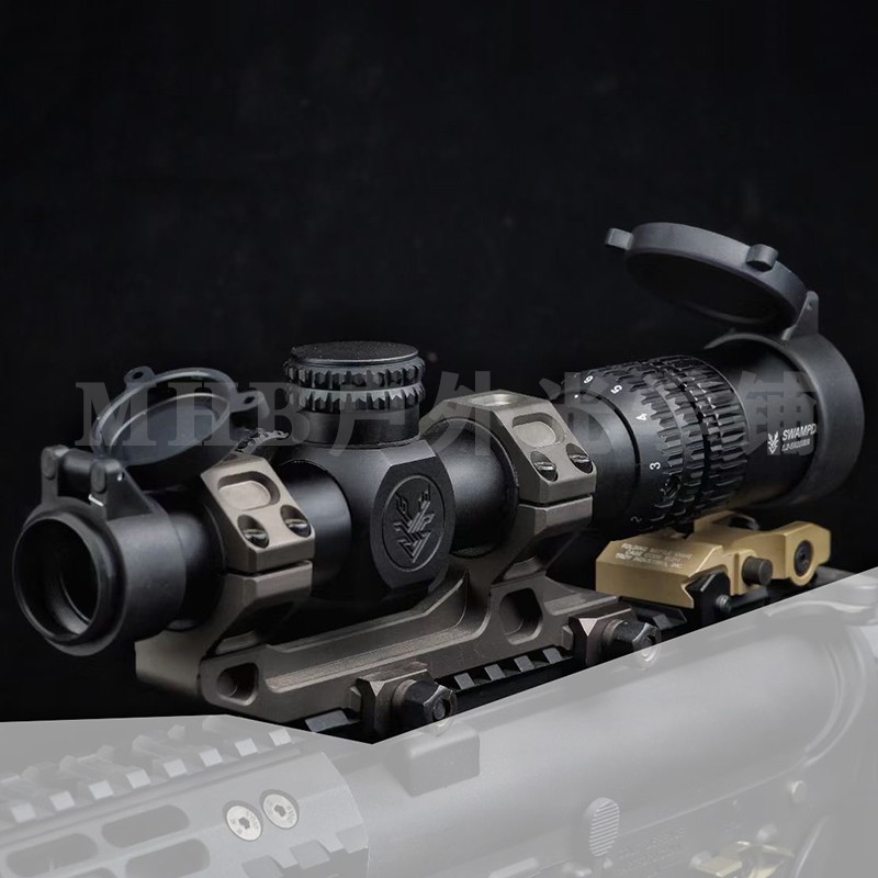 新款速瞄126倍物镜20毫米高清薄壁速瞄准镜抗震全金属瞄准器大视野缪