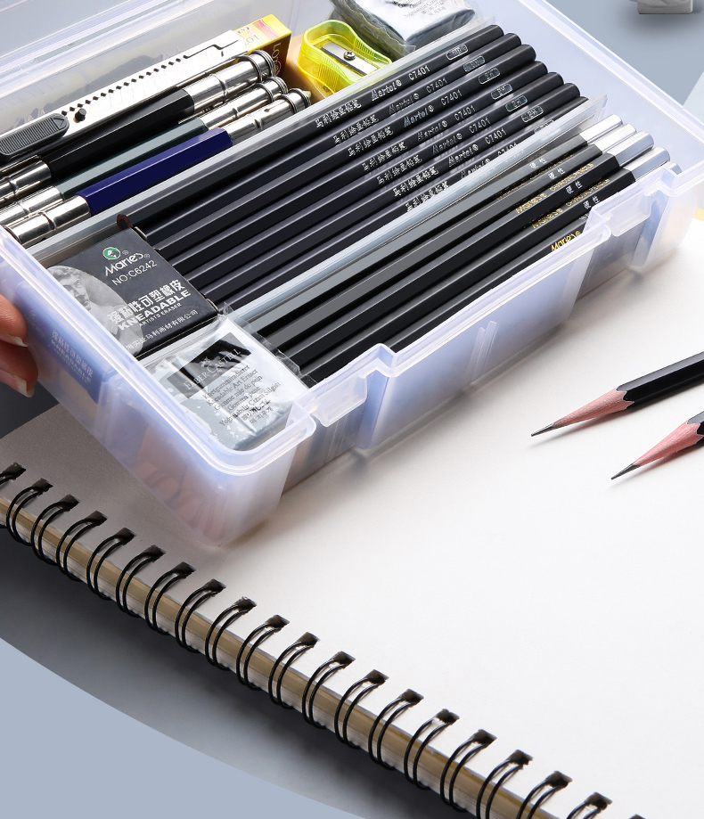 素描笔套装2b2比铅笔炭笔儿童卷笔刀hb美术用品碳笔小学生14b绘画初学