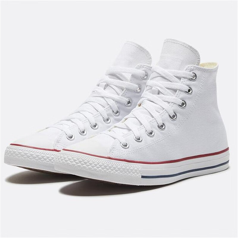 converse匡威男女童鞋all star经典款大童白色高帮帆布鞋百搭休闲鞋