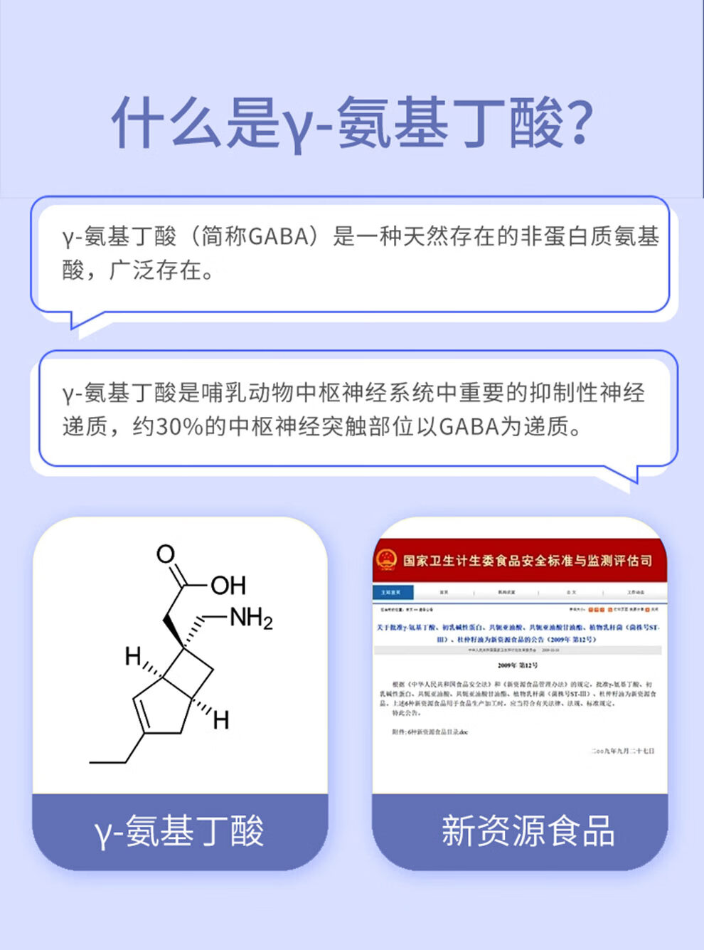 恬橙γ氨基丁酸兒童伽馬y氨基丁酸複合益生菌凍乾粉天門冬氨酸鈣gaba