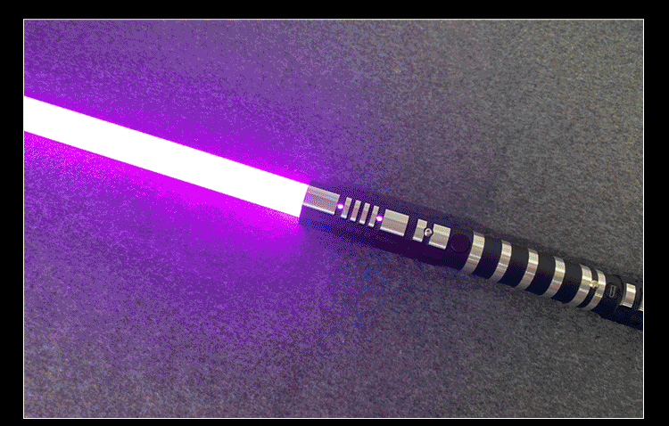 合金光剑 星球大战rgb金属磨砂可拆打光激光剑儿童发光玩具男孩生日