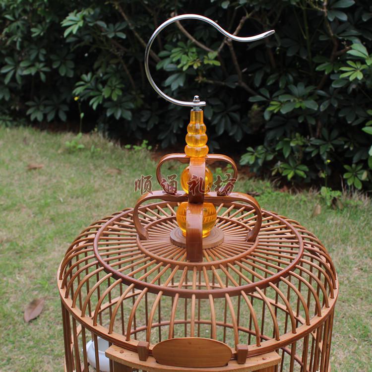 顺通礼坊礼品四川鸟笼画眉八哥老竹楠竹全套公分33寸33cm新四川笼空笼