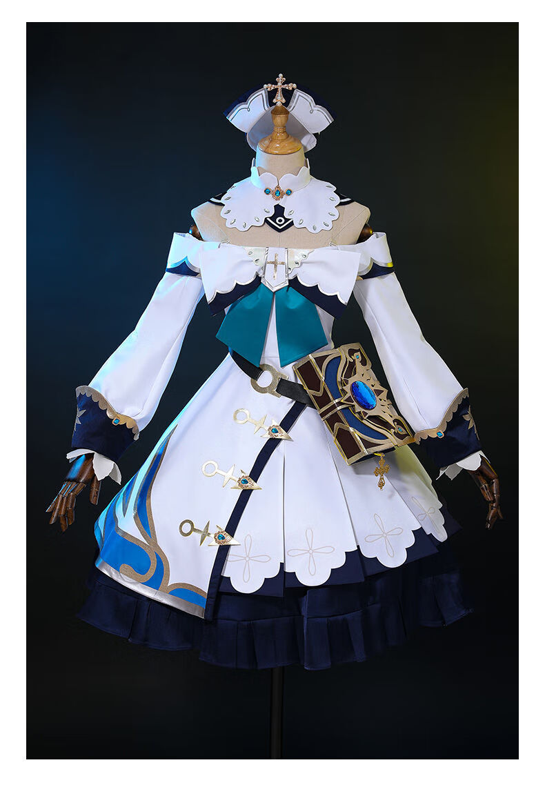 现货 套装 送斜挎魔法书【漫囧】原神 芭芭拉 cosplay衣服 全款